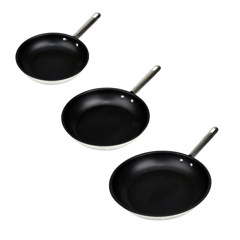 Denby 3 Piece Stainless Steel Cookware Set Wayfair.co.uk
